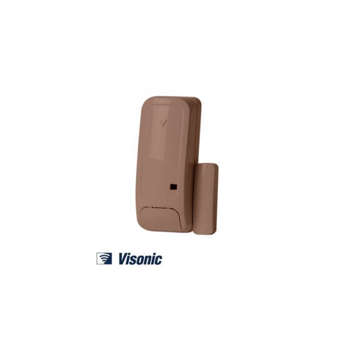 Visonic-PG2-PowerMaster-MC-302E-Wireless-Door-Contact---Brown-(0-102204)