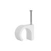 Cat5 Cable Clips (White) – 100 Pack