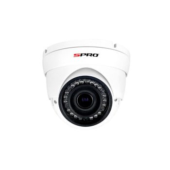 QVIS 4K Fixed Lens Turret CCTV Camera with 36pcs IR 8MP Grey 4K DVR 