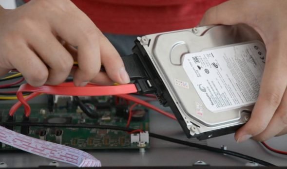 Fitting Hard Drive in a CCTV Recorder